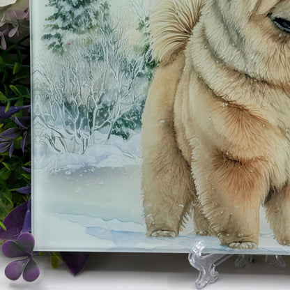 Chow Chow 8inch x 11inch Glass Chopping Board