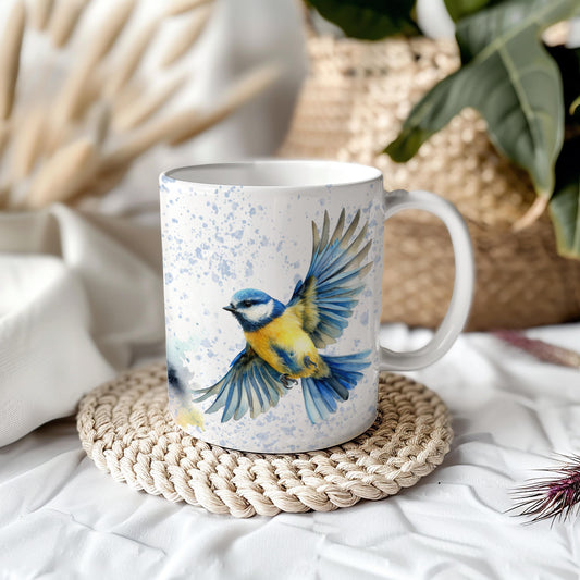 Blue Tit Bird 11oz Ceramic Coffee Mug