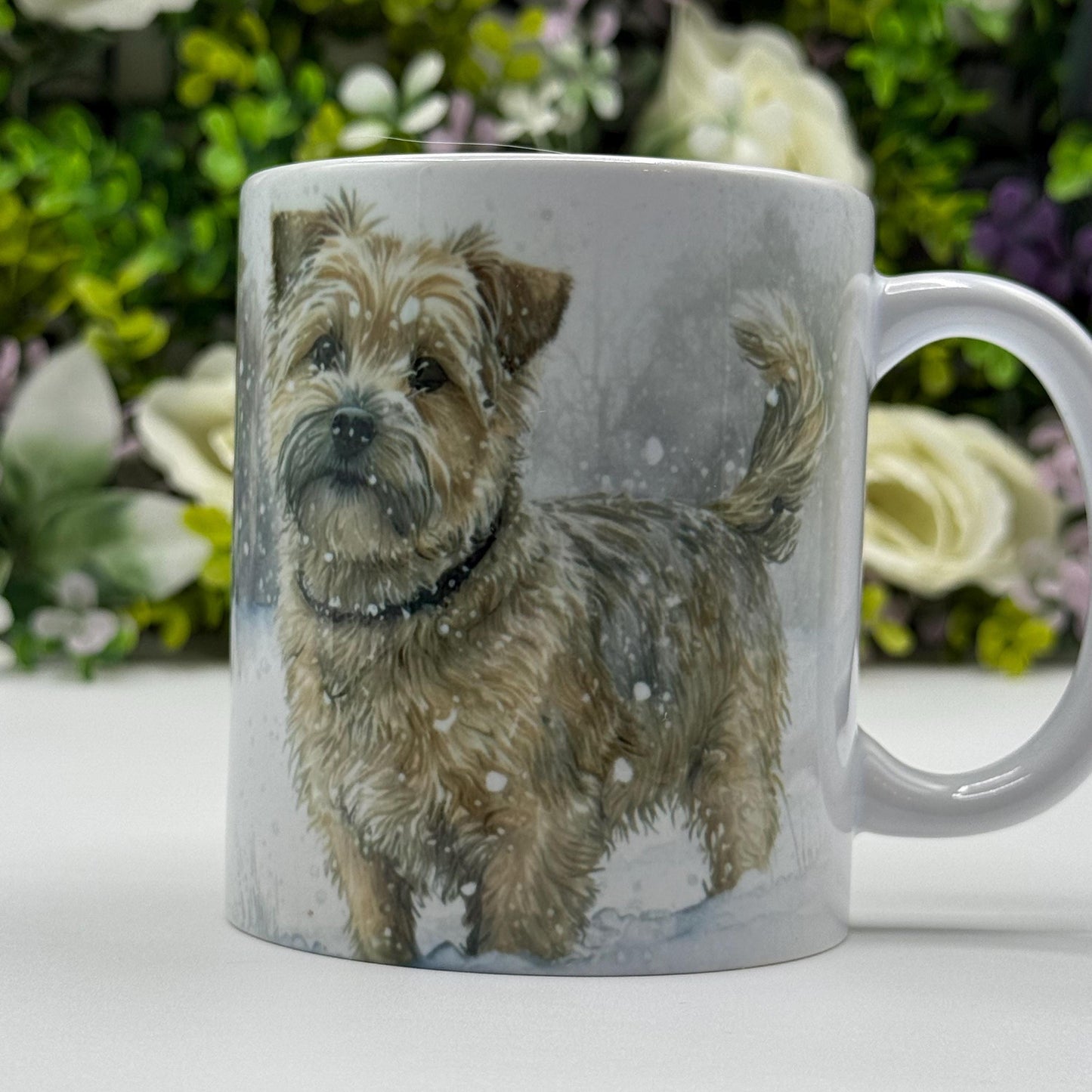 Norfolk Terrier Winter Snow 11oz Ceramic Mug