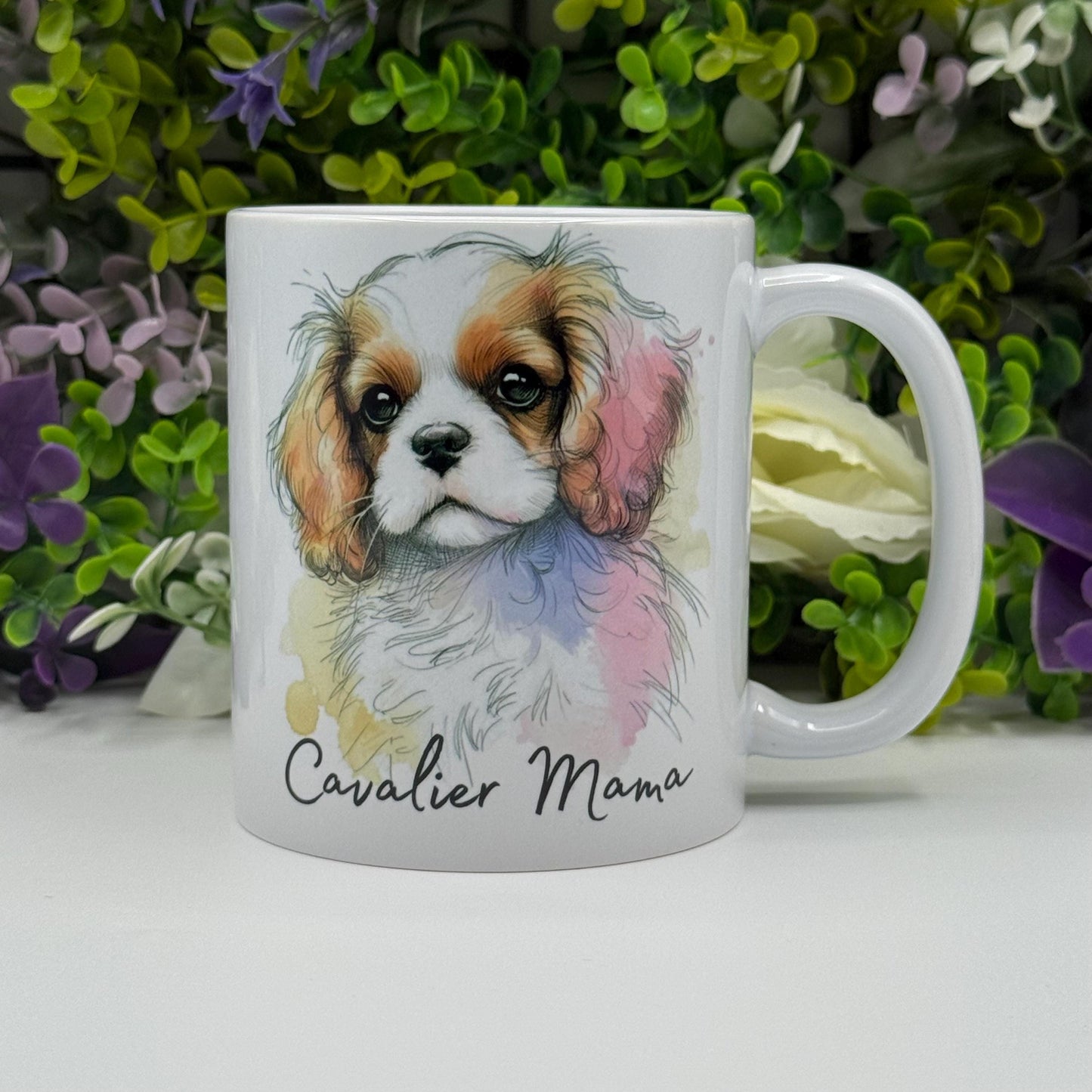 Cavalier King Charles Spaniel 11oz Mug: Handmade Dog Lover Gift