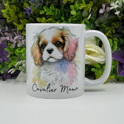 Cavalier King Charles Spaniel 11oz Mug: Handmade Dog Lover Gift