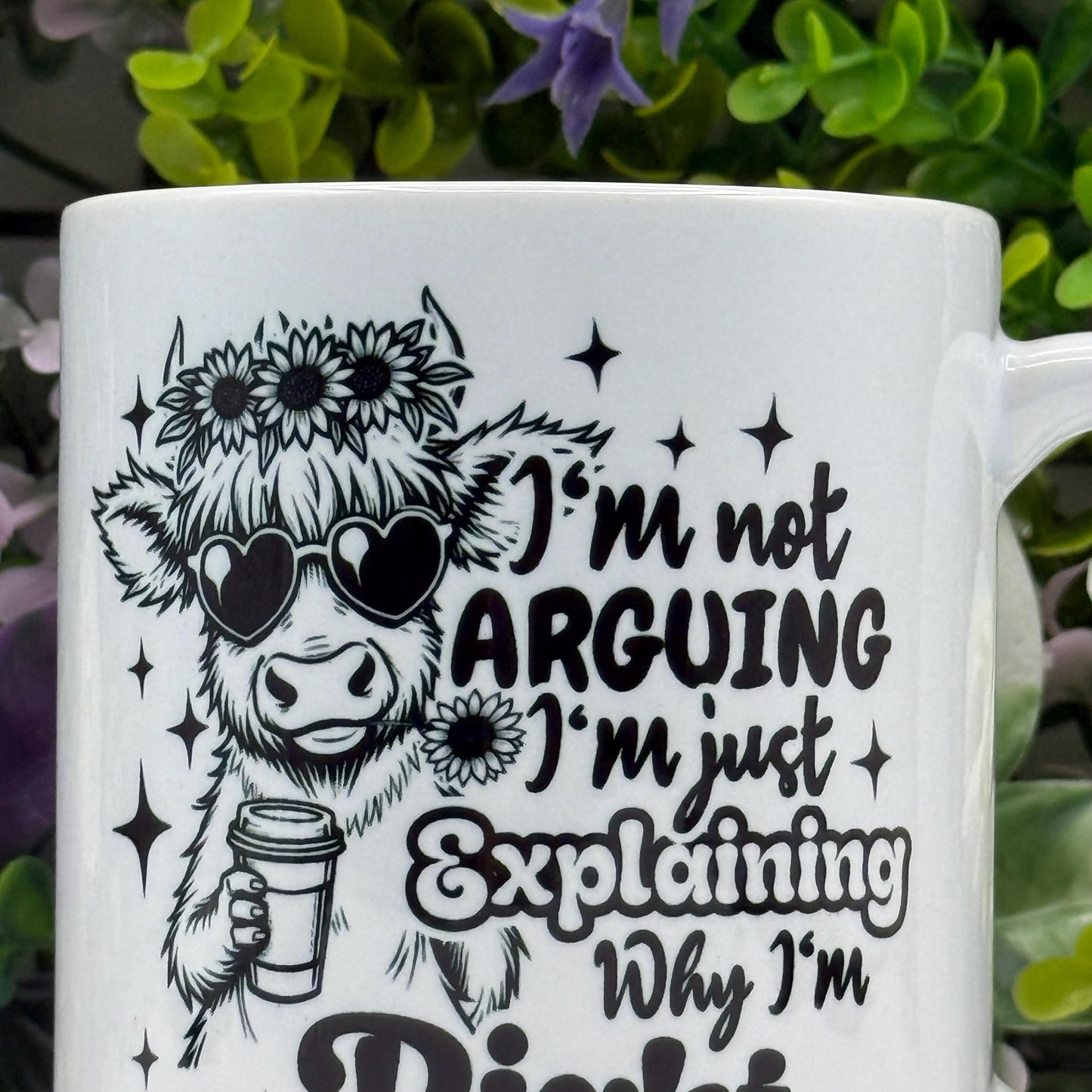 Highland Cow Sassy Humour 11oz Ceramic Mug