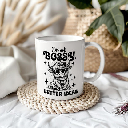 Highland Cow Sassy Humour 11oz Ceramic Mug