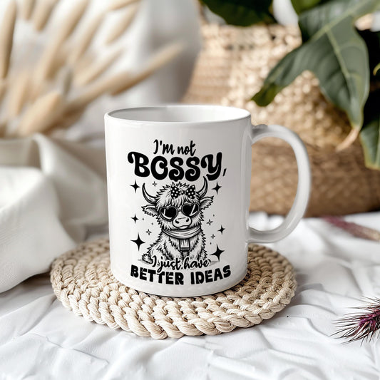 Highland Cow Sassy Humour 11oz Ceramic Mug