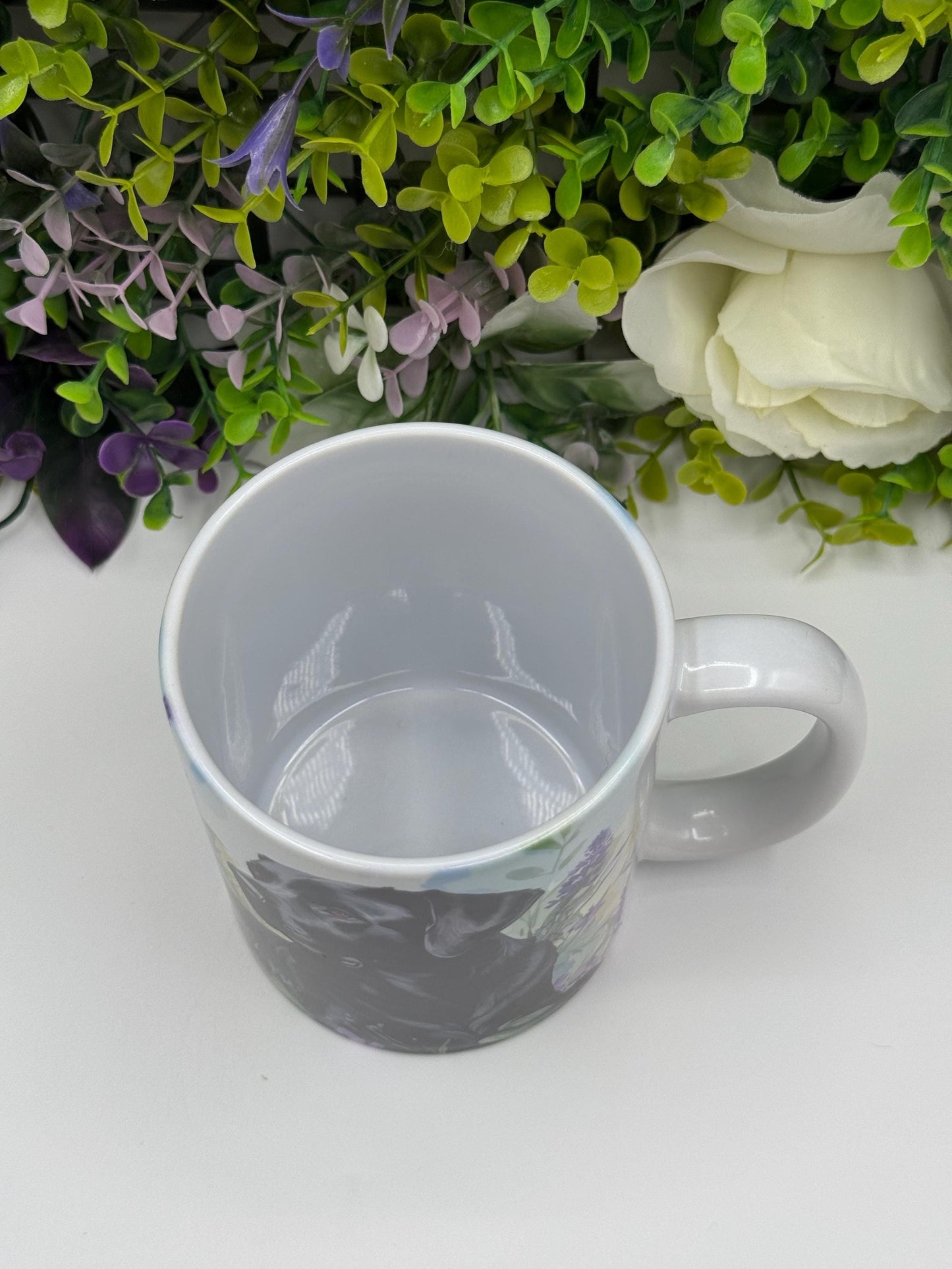 Labrador Floral Ceramic 11oz Mug