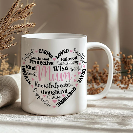 Mother's Day Heart 11oz Mug