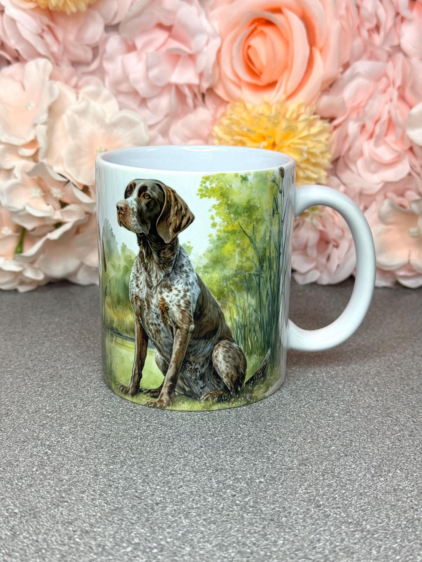 German Pointer Lake Ceramic 11oz Mug - Unique Dog Lover Gift