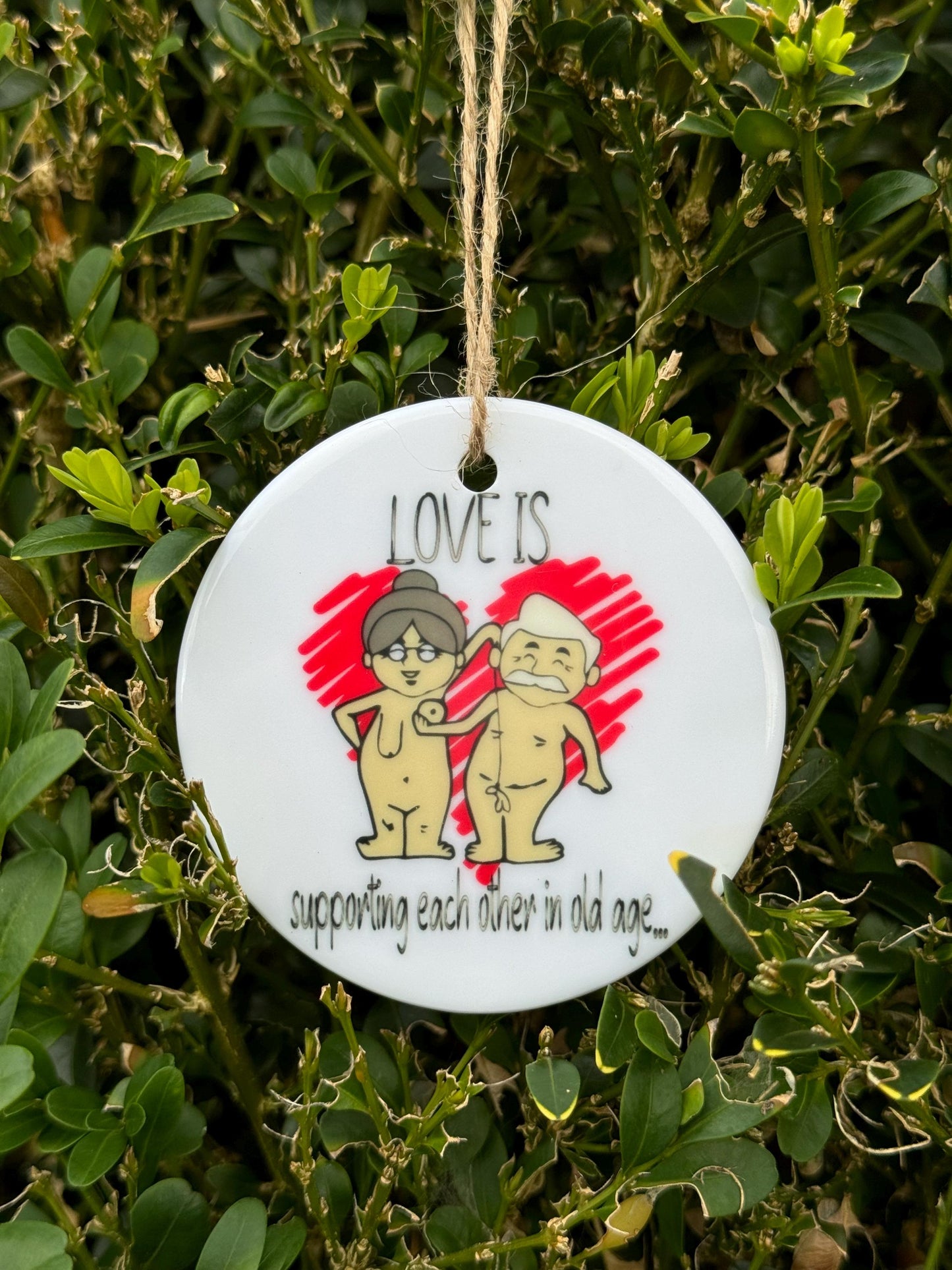 Couple Humour Ornament: Sentimental Keepsake Gift