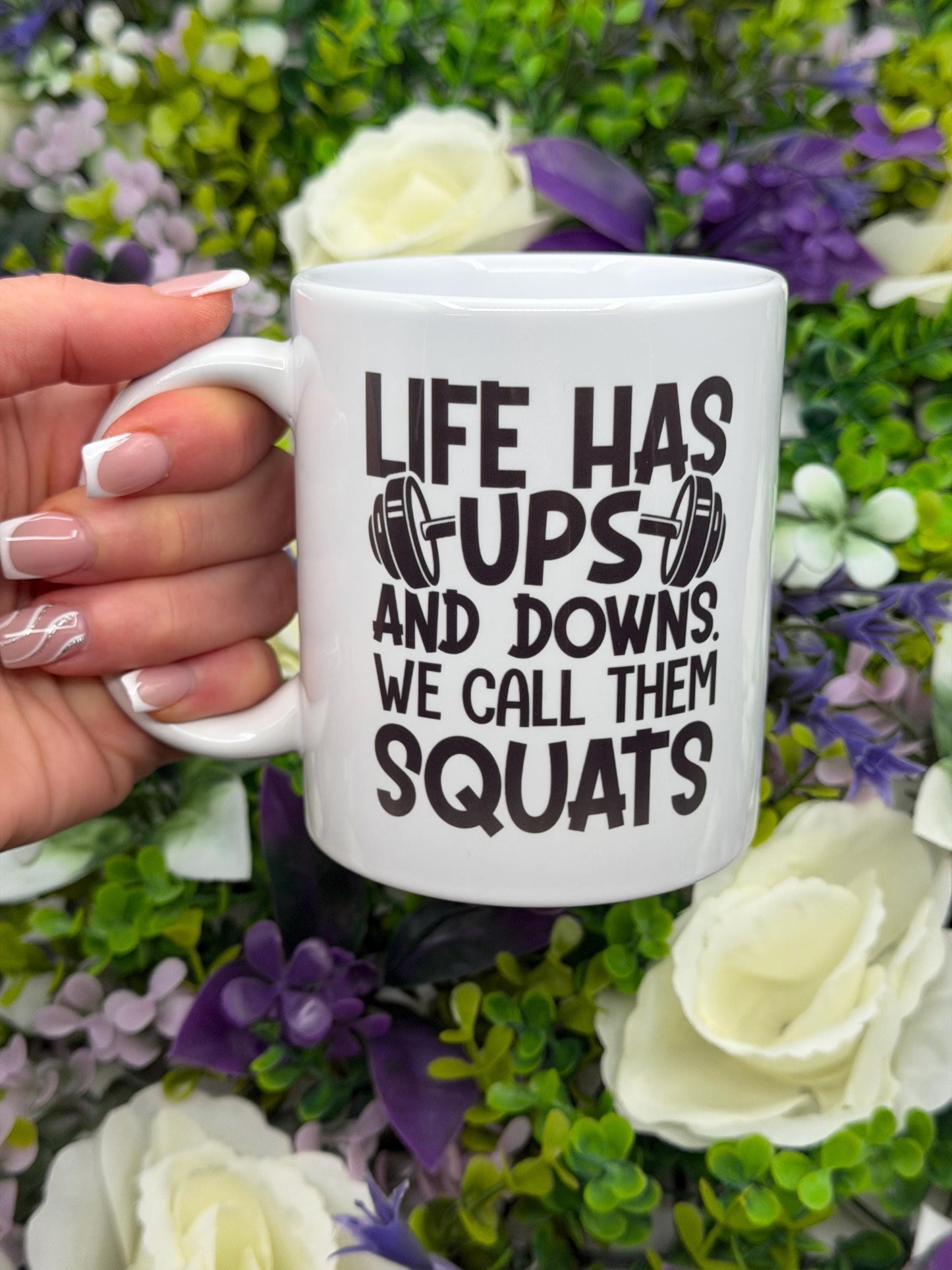 Gym Squats Humour 11oz Ceramic Mug