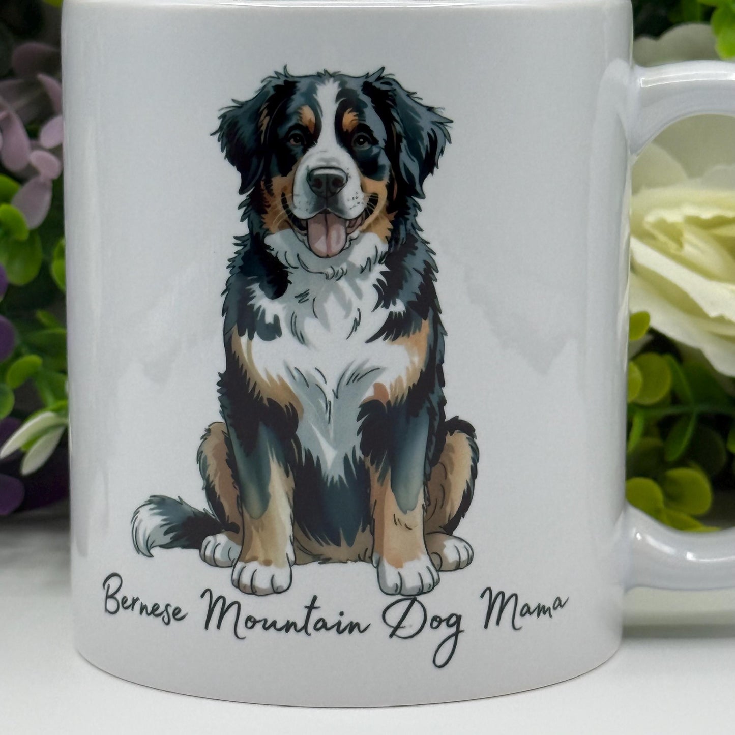 Bernese Mountain Dog Owner 11oz Ceramic Mug: Handmade Pet Lover Gift