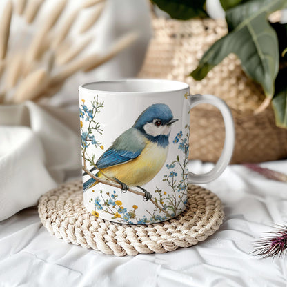 Blue Tit Bird 11oz Ceramic Coffee Mug
