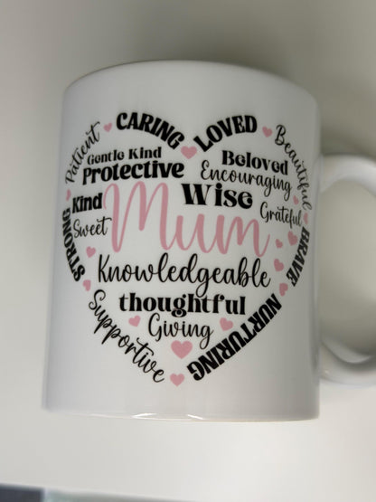 Mother's Day Heart 11oz Mug