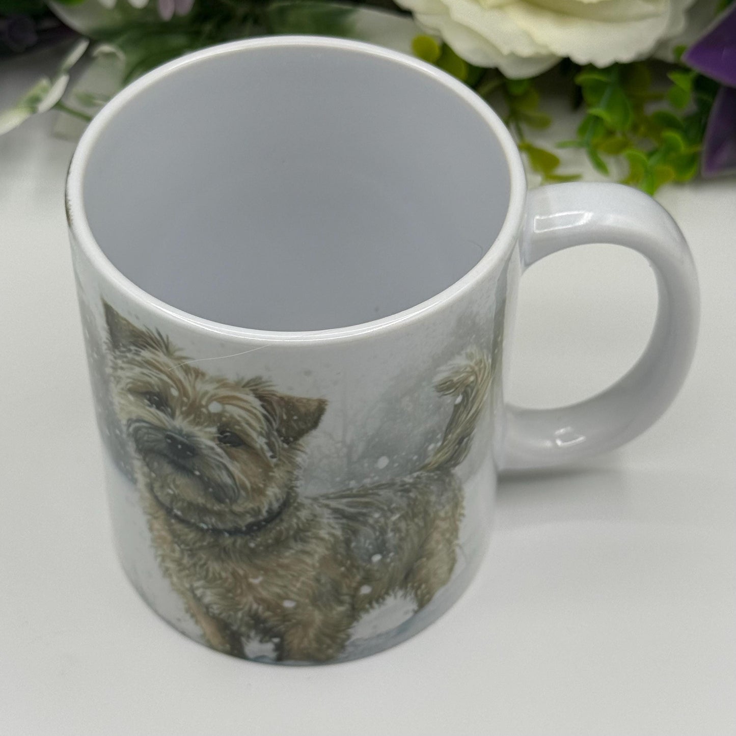 Norfolk Terrier Winter Snow 11oz Ceramic Mug