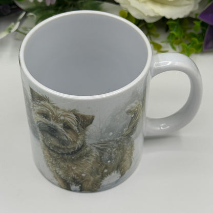 Norfolk Terrier Winter Snow 11oz Ceramic Mug