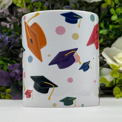Graduation Caps Colourful 11oz Ceramic Mug