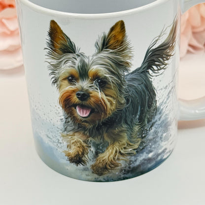 Yorkshire Terrier Ceramic Dog Mug - Handmade Pet Lover Gift