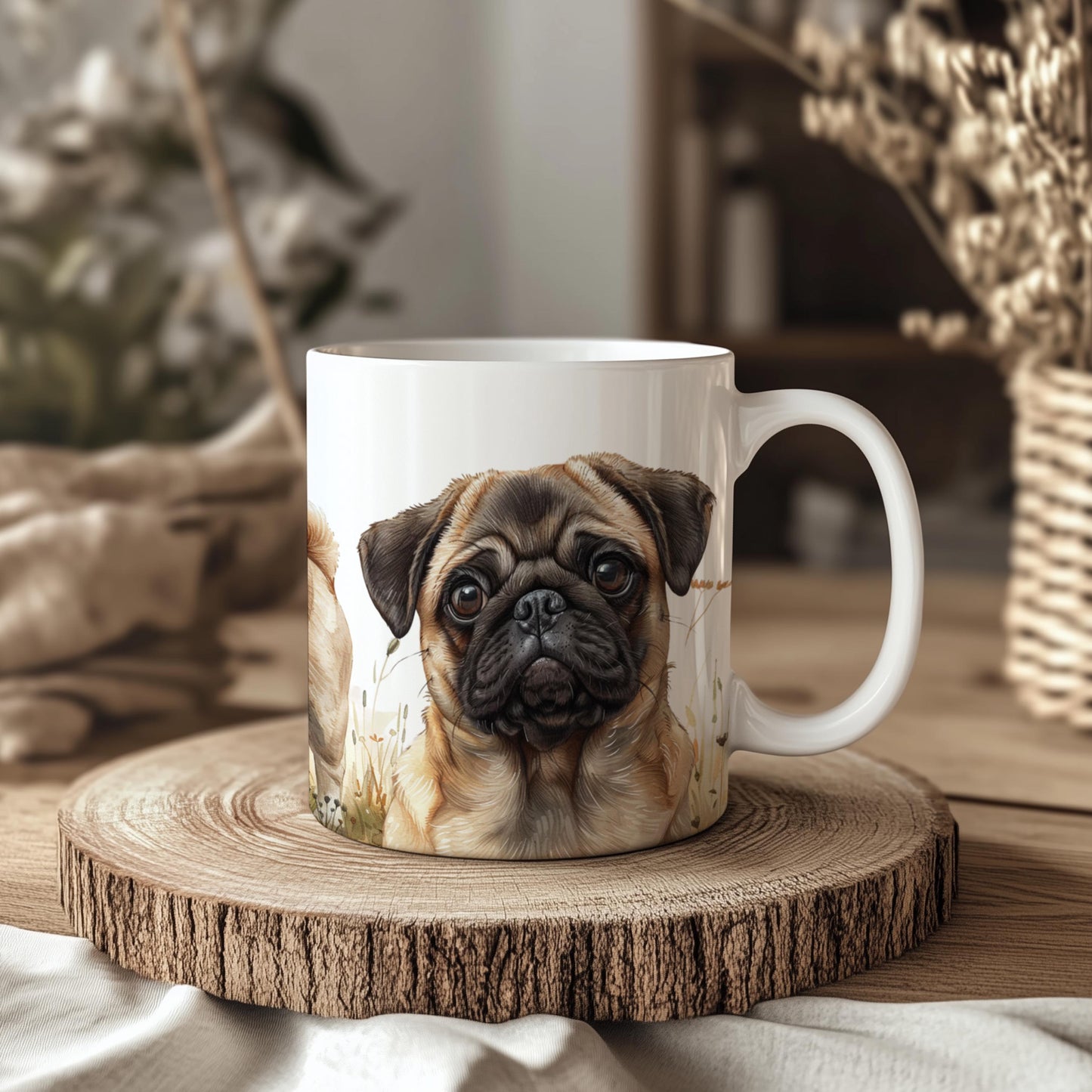 Pug 11oz Ceramic Dog Mug