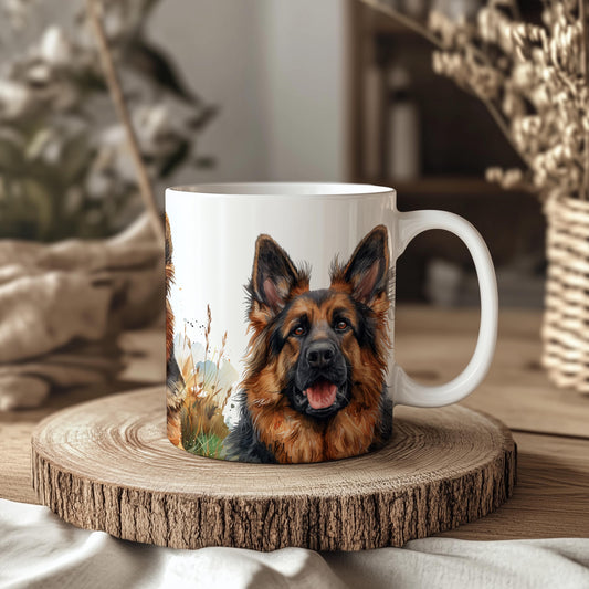 German Shepherd 11oz Ceramic Dog Mug