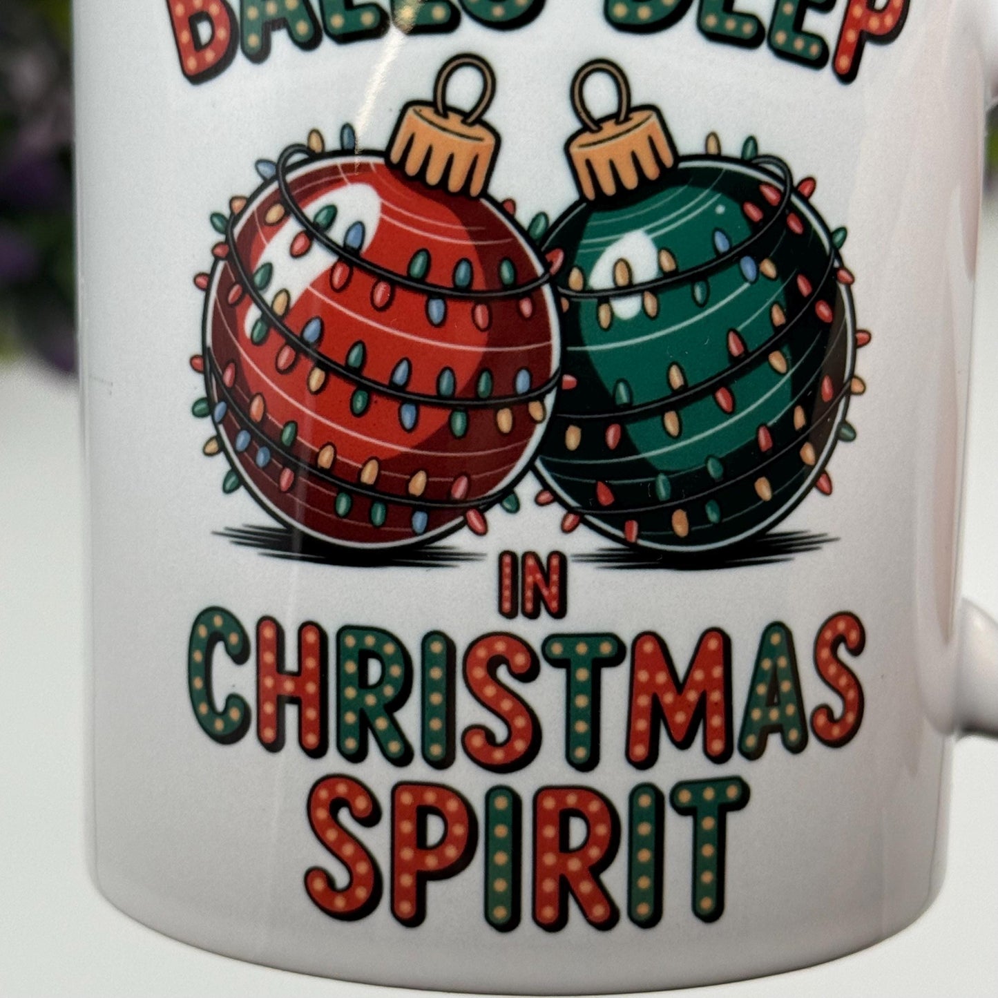 Christmas Spirit Bauble 11oz Ceramic Mug