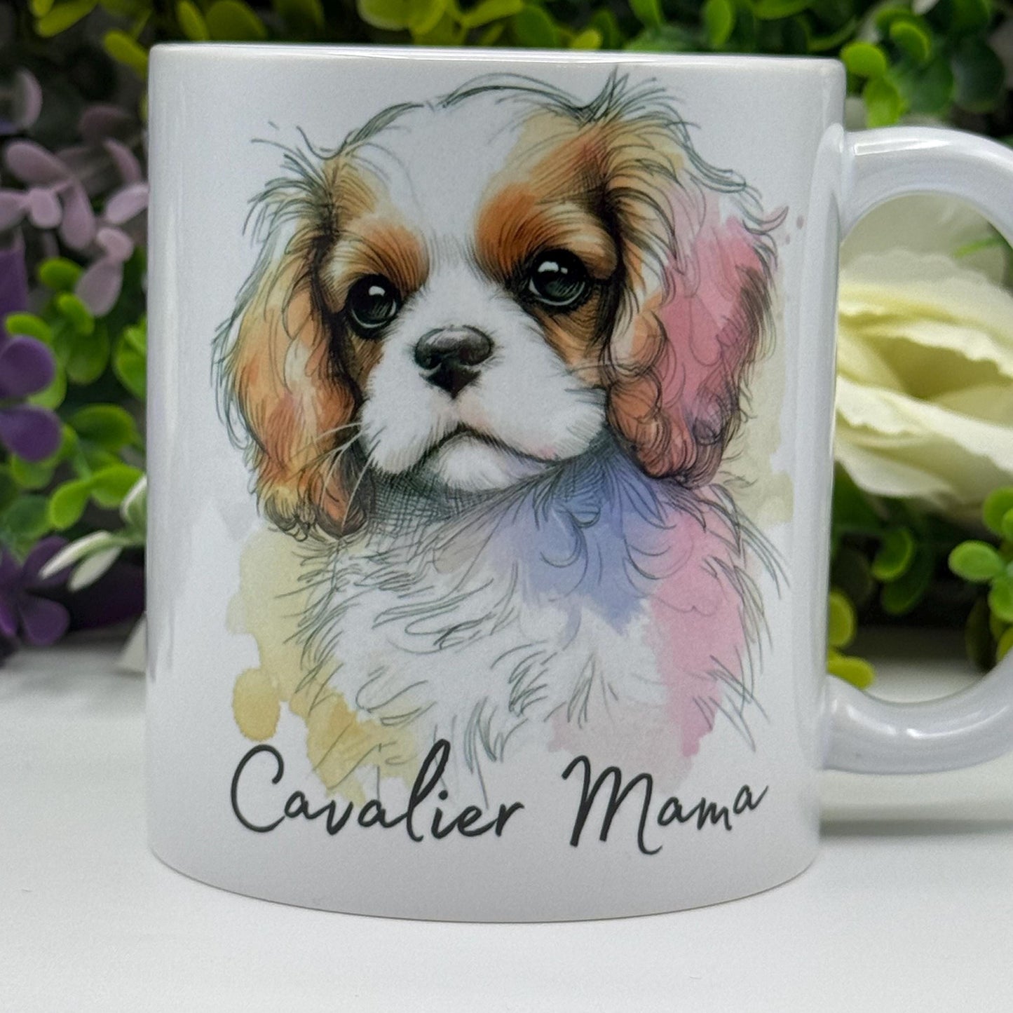 Cavalier King Charles Spaniel 11oz Mug: Handmade Dog Lover Gift