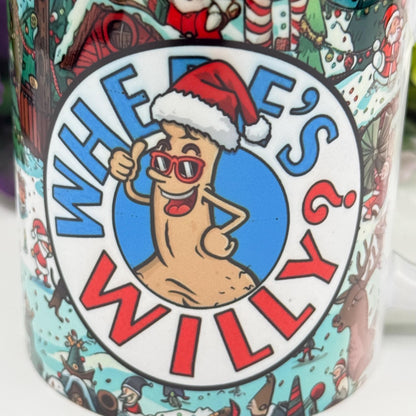 Where's Willy Humour 11oz Ceramic Mug