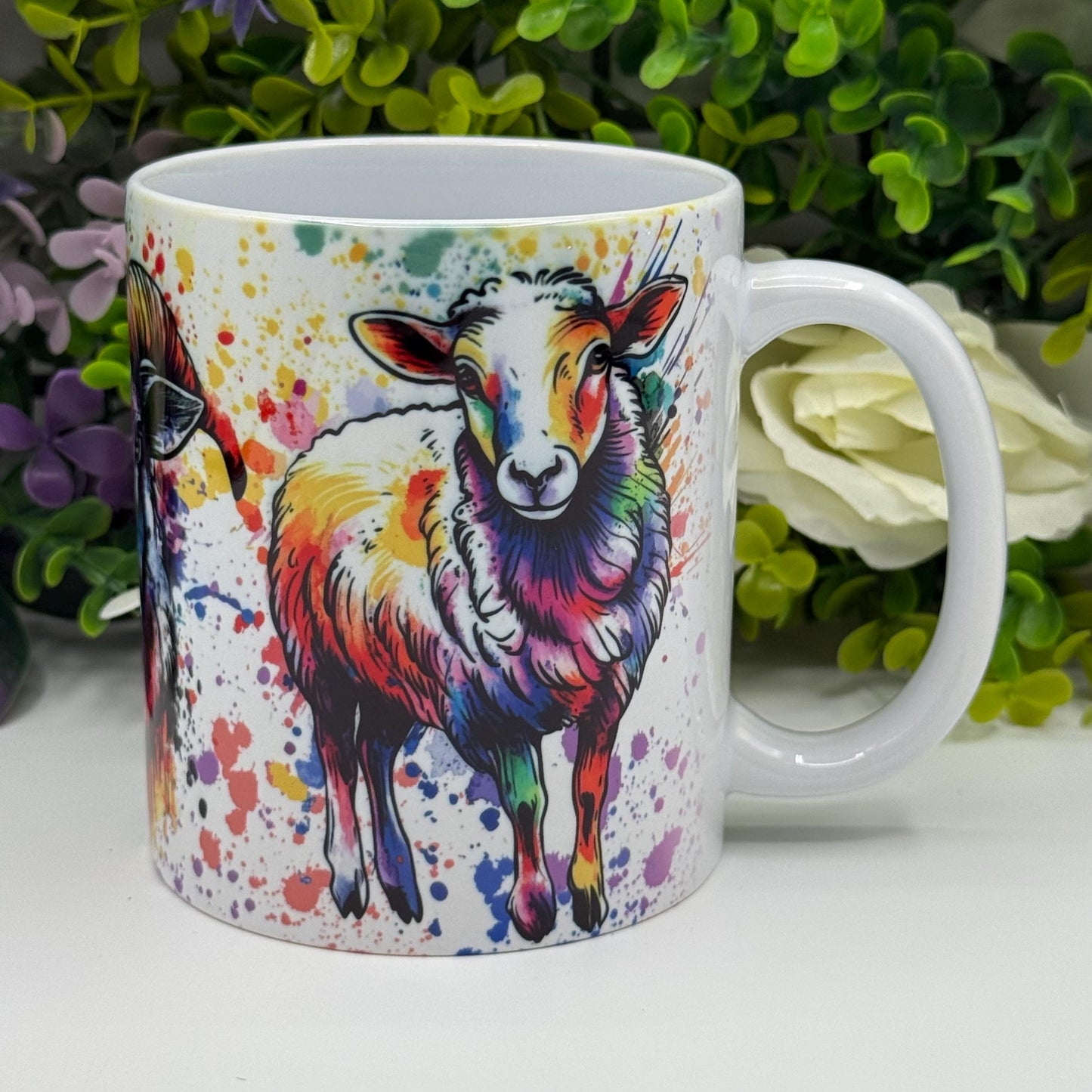 Sheep Colourful 11oz Ceramic Mug