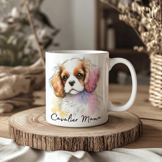 Cavalier King Charles Spaniel 11oz Mug: Handmade Dog Lover Gift