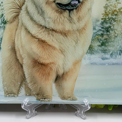 Chow Chow 8inch x 11inch Glass Chopping Board