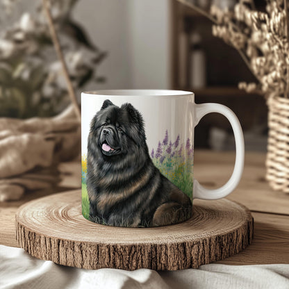 Chow Chow 11oz Ceramic Dog Mug: Unique Pet Lover Gift