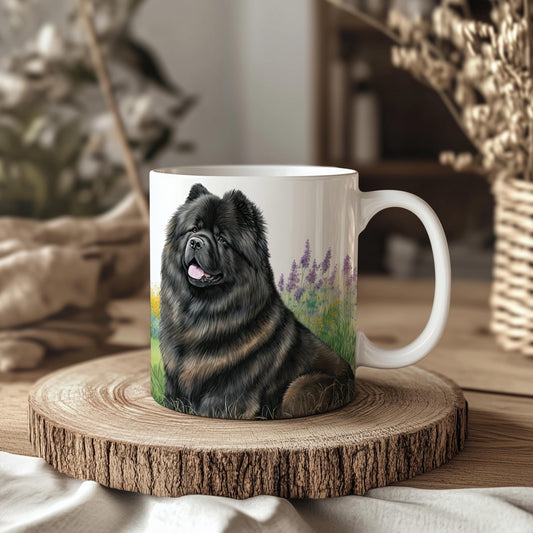 Chow Chow 11oz Ceramic Dog Mug: Unique Pet Lover Gift