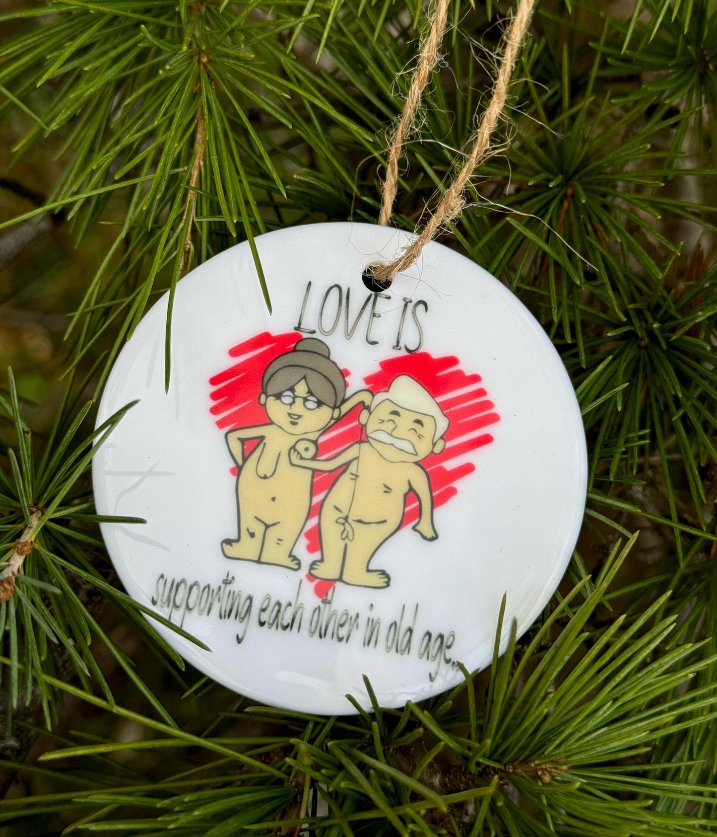 Couple Humour Ornament: Sentimental Keepsake Gift